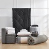 image:imageDormCo College Dorm Bedding Pack  Twin XL Bed in a Bag  Black Color Set