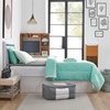 image:imageDormCo College Dorm Bedding Pack  Twin XL Bed in a Bag  YuccaHint of Mint Color Set