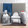image:imageDormCo FullyLoaded Twin XL Bedding  Essentials Pack Nightfall NavyAlloy  Dorm Supplies Bundle for College Freshmen Essentials