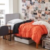 image:imageDormCo OrangeBlack Reversible Twin XL Comforter