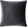 image:imageDormCo Rainha Velvet Dutch Euro amp Bolster Pillow Set  Gray  Dorm Supplies for College Freshmen Essentials