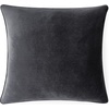 image:imageDormCo Rainha Velvet Dutch Euro amp Bolster Pillow Set  Gray  Dorm Supplies for College Freshmen Essentials