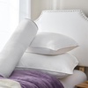 image:imageDormCo Rainha Velvet Dutch Euro amp Bolster Pillow Set  White  Dorm Supplies for College Freshmen Essentials