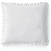 image:imageDormCo Rainha Velvet Dutch Ruffled Euro amp Bolster Pillow Set  White  Dorm Supplies for College Freshmen Essentials