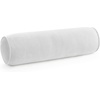 image:imageDormCo Rainha Velvet Dutch Ruffled Euro amp Bolster Pillow Set  White  Dorm Supplies for College Freshmen Essentials