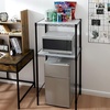 image:imageDormCo Suprima  Mini Shelf Supreme  Adjustable Metal Shelving Unit  Black