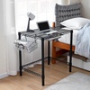 image:imageDormCo Suprima Heavy Duty Carbon Steel Desk  Compact Size  Black