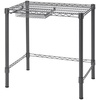 image:imageDormCo Suprima Heavy Duty Carbon Steel Desk  Compact Size  Gunmetal Gray