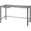 image:imageDormCo Suprima Heavy Duty Carbon Steel Desk  Standard Size  Gunmetal Gray