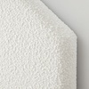 image:imageDormCo Tavira Allure Boucle Dorm Headboard with Legs  Cream WhiteCream White