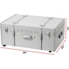 image:imageDormCo Texture Brand Trunk  Harbor Gray  Large