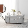 image:imageDormCo Texture Brand Trunk  Harbor Gray  Large