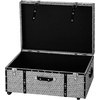 image:imageDormCo Texture Brand Trunk  White Threaded Black 29L x 20W x 14H