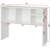 image:imageDormCo The College Cube  Desk Bookshelf  White Color
