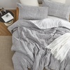 image:imageGlacier Frost Oversized Twin Comforter Set  Snowy GrayKing