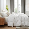 image:imageHGOOSE  Hungarian White Goose Down and Feather Twin Oversized Comforter  Experience Coma Worthy Sleep with High Quality BeddingQueen