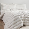 image:imageJelly Rolls Chunky Bunny  Coma Inducer Twin Oversized Comforter Set  Powder Caramel Experience Coma Worthy Sleep with Cozy Faux Fur Extra Large BeddingQueen