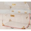 image:imageMonond Ciao Bella Acrylic Trunk  Rustic Brass