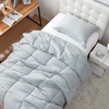 image:imageSnorze Cloud Cozy Coma Inducer Twin Oversized Comforter Set Glacier Gray  Experience Coma Worthy Sleep with Silky Cooling Extra Large BeddingTwin XL