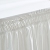 image:imageStandard Pleated 32 Length Cotton Dorm Desk Skirt  White36 x 24 Rectangular