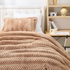 image:imageTurtle Roll Cakes Chunky Bunny Coma Inducer Twin Oversized Comforter Set  Nougat Cream Experience Coma Worthy Sleep with Cozy Faux Fur Extra Large BeddingTwin XL