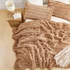 image:imageTurtle Roll Cakes Chunky Bunny Coma Inducer Twin Oversized Comforter Set  Nougat Cream Experience Coma Worthy Sleep with Cozy Faux Fur Extra Large BeddingKing