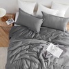 image:imageYoga Pants Coma Inducer Twin XL Oversized Cooling Comforter Set Steel Gray  Experience Coma Worthy Sleep with Silky Breathable Extra Large BeddingQueen