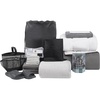 image:image44Piece Dorm Supplies Twin XL Bedding amp Essentials Pack GrayJet Stream  Dorm Essentials Bundle Set for College Freshmen Necessities