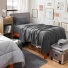 image:imageByourbed Dark Sky Reserve  Portugal Made 100 Linen Twin XL Sheet Set  Charcoal Gray Experience Coma Worthy Sleep with High Quality Bedding