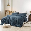 image:imageByourbed Natural Loft Twin XL Comforter Set  Nightfall Navy