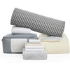 image:imageDormCo Basic Necessities TXL Dorm Bedding Pack ShortbreadAntarctica Gray  Dorm Supplies Bundle for College Freshmen Essentials