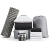image:imageDormCo College Dorm Bedding Pack  Twin XL Bed in a Bag  Black Color Set