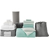 image:imageDormCo College Dorm Bedding Pack  Twin XL Bed in a Bag  YuccaHint of Mint Color Set