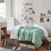 image:imageDormCo Iceberg GreenGlacier Gray Reversible Twin XL Comforter