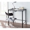 image:imageDormCo Suprima Heavy Duty Carbon Steel Desk  Compact Size  Gunmetal Gray