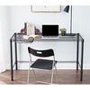 image:imageDormCo Suprima Heavy Duty Carbon Steel Desk  Standard Size  Gunmetal Gray