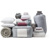 image:imageDormCo Ultimate College Dorm Supplies and Twin XL Bedding Pack  GrayWine  Dorm Essentials Bundle for College Freshmen Supplies
