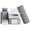 image:imageDormCo Upgraded College Twin XL Bedding  Dorm Supplies Package GrayNavy  Dorm Essentials Bundle for College Freshmen Necessities