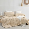 image:imageNourishing Retreat  Coma Inducer Twin XL Oversized Comforter Set Doeskin  Experience Coma Worthy Sleep with Extra Large Cooling BeddingKing