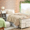 image:imageNourishing Retreat  Coma Inducer Twin XL Oversized Comforter Set Doeskin  Experience Coma Worthy Sleep with Extra Large Cooling BeddingTwin XL