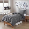image:imageYoga Pants Coma Inducer Twin XL Oversized Cooling Comforter Set Steel Gray  Experience Coma Worthy Sleep with Silky Breathable Extra Large BeddingTwin XL