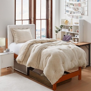 image:imageByourbed Thicker Than Thick Coma Inducer TPlush Filling Experience Coma Worthy Sleep with Cozy Thick Extra Large Beddingwin XL Oversized Comforter Set Birch BeigeTwin XL