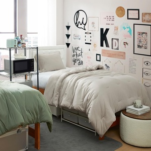 image:imageCool as The Other Side of The Pillow Coma Inducer Twin XL Comforter Set  Simply Taupe Experience Coma Worthy Sleep with Silky Cooling Extra Large Bedding SetTwin XL