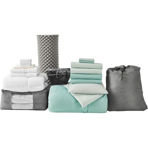 image:imageDormCo College Dorm Bedding Pack  Twin XL Bed in a Bag  YuccaHint of Mint Color Set