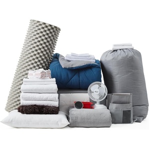 image:imageDormCo FullyLoaded Twin XL Bedding  Essentials Pack Nightfall NavyAlloy  Dorm Supplies Bundle for College Freshmen Essentials