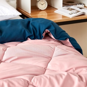 image:imageDormCo Silver PinkNightfall Navy Reversible Twin XL Comforter