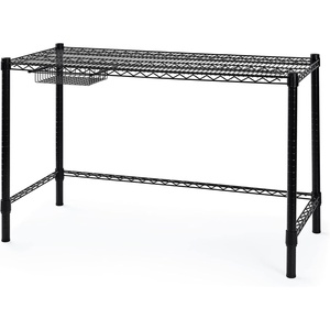 image:imageDormCo Suprima Heavy Duty Carbon Steel Desk  Standard Size  Black