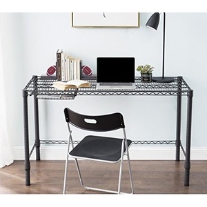 image:imageDormCo Suprima Heavy Duty Carbon Steel Desk  Standard Size  Gunmetal Gray