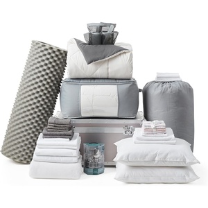 image:imageDormCo Ultimate College Dorm Supplies and Twin XL Bedding Pack BeigeGray  Dorm Essentials Bundle for College Freshmen Supplies