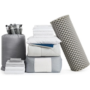 image:imageDormCo Upgraded College Twin XL Bedding  Dorm Supplies Package GrayNavy  Dorm Essentials Bundle for College Freshmen Necessities